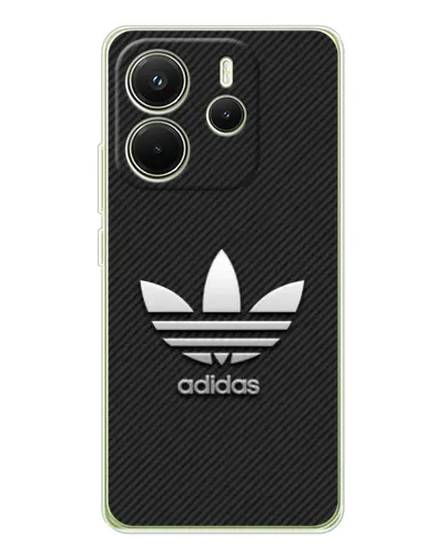 Чехол для Xiaomi Redmi Note 14 4G (EU) с картинкой «Adidas Карбоновая текстура» Чехол для Xiaomi Redmi Note 14 4G (EU) с картинкой «Adidas Карбоновая текстура»