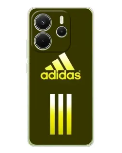 Чехол для Xiaomi Redmi Note 14 4G (EU) с картинкой «Оливковый градиент Adidas»