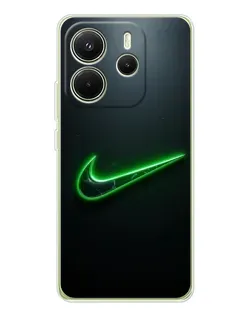 Чехол для Xiaomi Redmi Note 14 4G (EU) с картинкой «Неоновый контур Nike» Чехол для Xiaomi Redmi Note 14 4G (EU) с картинкой «Неоновый контур Nike»