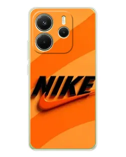 Чехол для Xiaomi Redmi Note 14 4G (EU) с картинкой «Оранжевый драйв Nike» Чехол для Xiaomi Redmi Note 14 4G (EU) с картинкой «Оранжевый драйв Nike»