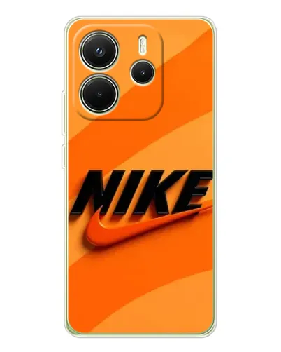 Чехол для Xiaomi Redmi Note 14 4G (EU) с картинкой «Оранжевый драйв Nike» Чехол для Xiaomi Redmi Note 14 4G (EU) с картинкой «Оранжевый драйв Nike»