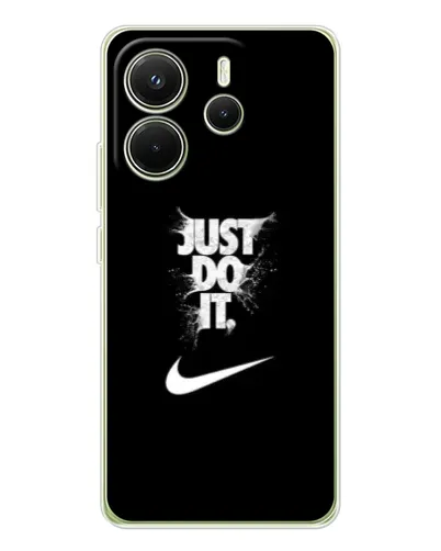 Чехол для Xiaomi Redmi Note 14 4G (EU) с картинкой «Текстовый принт Nike» Чехол для Xiaomi Redmi Note 14 4G (EU) с картинкой «Текстовый принт Nike»