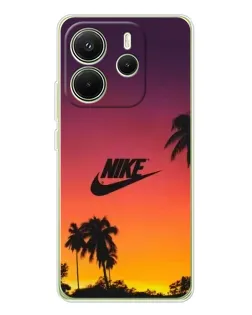 Чехол для Xiaomi Redmi Note 14 4G (EU) с картинкой «Nike на закате солнца» Чехол для Xiaomi Redmi Note 14 4G (EU) с картинкой «Nike на закате солнца»