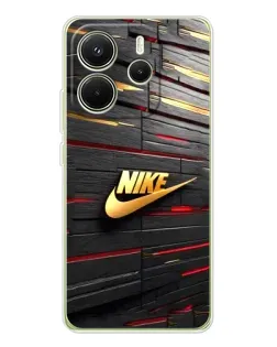 Чехол для Xiaomi Redmi Note 14 4G (EU) с картинкой «Золотой Nike на металле» Чехол для Xiaomi Redmi Note 14 4G (EU) с картинкой «Золотой Nike на металле»