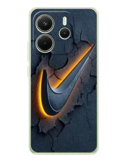 Чехол для Xiaomi Redmi Note 14 4G (EU) с картинкой «Объемный логотип Найк» Чехол для Xiaomi Redmi Note 14 4G (EU) с картинкой «Объемный логотип Найк»
