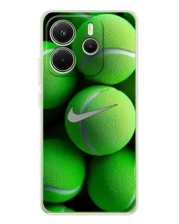 Чехол для Xiaomi Redmi Note 14 4G (EU) с картинкой «Теннисные мячи Найк» Чехол для Xiaomi Redmi Note 14 4G (EU) с картинкой «Теннисные мячи Найк»