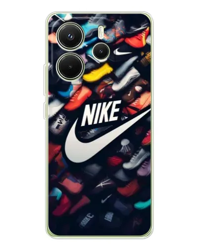 Чехол для Xiaomi Redmi Note 14 4G (EU) с картинкой «Коллекция кроссовок Nike» Чехол для Xiaomi Redmi Note 14 4G (EU) с картинкой «Коллекция кроссовок Nike»