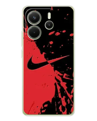 Чехол для Xiaomi Redmi Note 14 4G (EU) с картинкой «Красные брызги Nike» Чехол для Xiaomi Redmi Note 14 4G (EU) с картинкой «Красные брызги Nike»