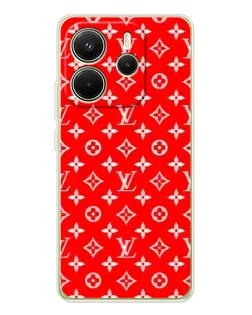 Чохол для Xiaomi Redmi Note 14 4G (EU) з картинкою «Яскравий паттерн LV»