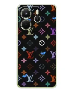 Чохол для Xiaomi Redmi Note 14 4G (EU) з картинкою «Кольорова монограма LV»