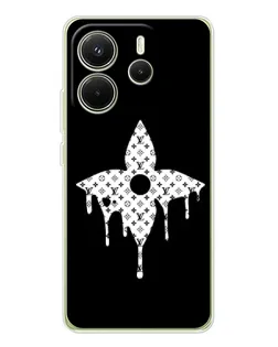 Чохол для Xiaomi Redmi Note 14 4G (EU) з картинкою «Квіткова монограма»