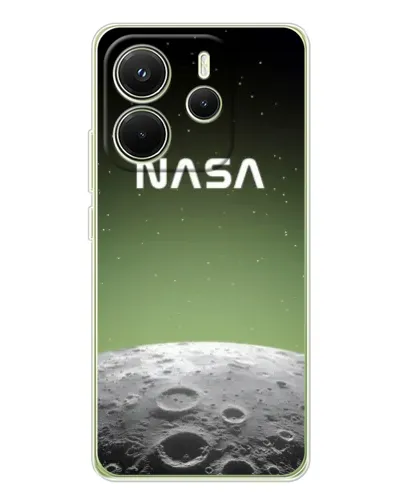 Чехол для Xiaomi Redmi Note 14 4G (EU) с картинкой «NASA — лунный градиент» Чехол для Xiaomi Redmi Note 14 4G (EU) с картинкой «NASA — лунный градиент»