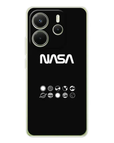 Чехол для Xiaomi Redmi Note 14 4G (EU) с картинкой «NASA — технический принт» Чехол для Xiaomi Redmi Note 14 4G (EU) с картинкой «NASA — технический принт»