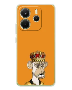 Чехол для Xiaomi Redmi Note 14 4G (EU) с картинкой «Золотая обезьяна Bored Ape» Чехол для Xiaomi Redmi Note 14 4G (EU) с картинкой «Золотая обезьяна Bored Ape»