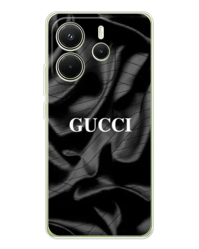 Чехол для Xiaomi Redmi Note 14 4G (EU) с картинкой «Gucci — шелковые волны»