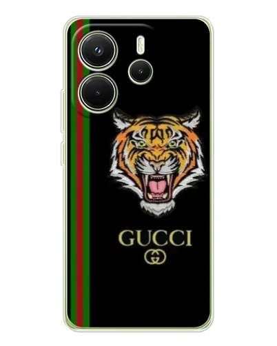 Чехол для Xiaomi Redmi Note 14 4G (EU) с картинкой «Тигр Gucci»