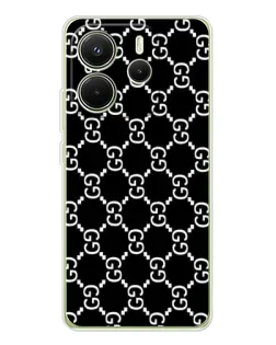 Чехол для Xiaomi Redmi Note 14 4G (EU) с картинкой «Gucci — сетчатый паттерн» Чехол для Xiaomi Redmi Note 14 4G (EU) с картинкой «Gucci — сетчатый паттерн»
