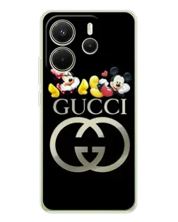 Чехол для Xiaomi Redmi Note 14 4G (EU) с картинкой «Gucci — герои Disney» Чехол для Xiaomi Redmi Note 14 4G (EU) с картинкой «Gucci — герои Disney»