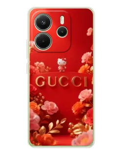 Чехол для Xiaomi Redmi Note 14 4G (EU) с картинкой «Gucci — золотой сад» Чехол для Xiaomi Redmi Note 14 4G (EU) с картинкой «Gucci — золотой сад»