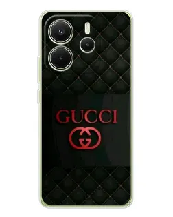 Чехол для Xiaomi Redmi Note 14 4G (EU) с картинкой «Gucci — стеганый черный» Чехол для Xiaomi Redmi Note 14 4G (EU) с картинкой «Gucci — стеганый черный»