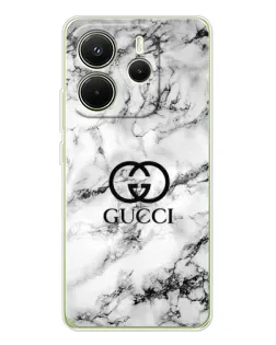 Чехол для Xiaomi Redmi Note 14 4G (EU) с картинкой «Gucci — мраморный шик» Чехол для Xiaomi Redmi Note 14 4G (EU) с картинкой «Gucci — мраморный шик»
