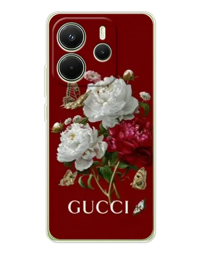 Чехол для Xiaomi Redmi Note 14 4G (EU) с картинкой «Gucci —  сад»