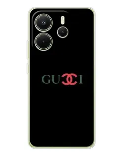 Чехол для Xiaomi Redmi Note 14 4G (EU) с картинкой «Gucci — красный градиент» Чехол для Xiaomi Redmi Note 14 4G (EU) с картинкой «Gucci — красный градиент»