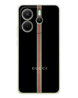 Чехол для Xiaomi Redmi Note 14 4G (EU) с картинкой «Gucci — строгая линия» Чехол для Xiaomi Redmi Note 14 4G (EU) с картинкой «Gucci — строгая линия»