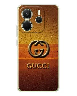 Чехол для Xiaomi Redmi Note 14 4G (EU) с картинкой «Gucci — солнечный градиент» Чехол для Xiaomi Redmi Note 14 4G (EU) с картинкой «Gucci — солнечный градиент»