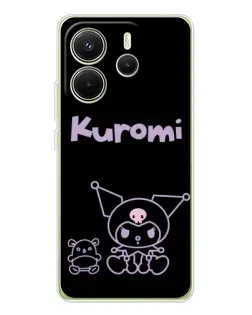 Чехол для Xiaomi Redmi Note 14 4G (EU) с картинкой «Kuromi — черный минимализм» Чехол для Xiaomi Redmi Note 14 4G (EU) с картинкой «Kuromi — черный минимализм»