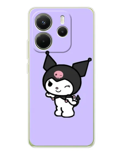 Чехол для Xiaomi Redmi Note 14 4G (EU) с картинкой «Классическая Kuromi»