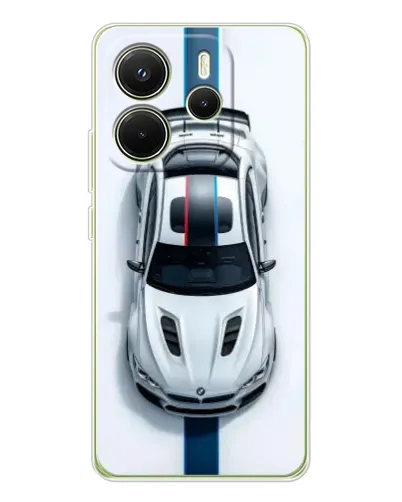 Чехол для Xiaomi Redmi Note 14 4G (EU) с картинкой «Вид сверху — BMW M»