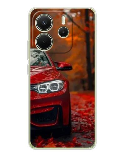 Чехол для Xiaomi Redmi Note 14 4G (EU) с картинкой «Осенняя BMW M4»