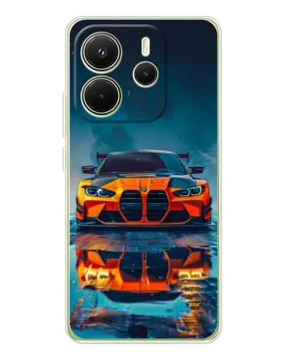 Чехол для Xiaomi Redmi Note 14 4G (EU) с картинкой «BMW — золотая эмблема» Чехол для Xiaomi Redmi Note 14 4G (EU) с картинкой «BMW — золотая эмблема»