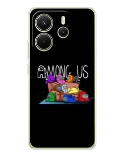 Чехол для Xiaomi Redmi Note 14 4G (EU) с картинкой «Логотип Among Us» Чехол для Xiaomi Redmi Note 14 4G (EU) с картинкой «Логотип Among Us»