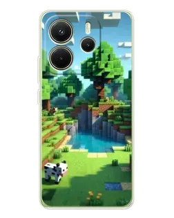 Чехол для Xiaomi Redmi Note 14 4G (EU) с картинкой «Minecraft летний день» Чехол для Xiaomi Redmi Note 14 4G (EU) с картинкой «Minecraft летний день»