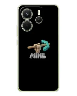 Чехол для Xiaomi Redmi Note 14 4G (EU) с картинкой «Алмазная кирка» Чехол для Xiaomi Redmi Note 14 4G (EU) с картинкой «Алмазная кирка»