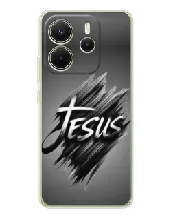 Чохол для Xiaomi Redmi Note 14 4G (EU) з картинкою «Напис Jesus Graffiti»