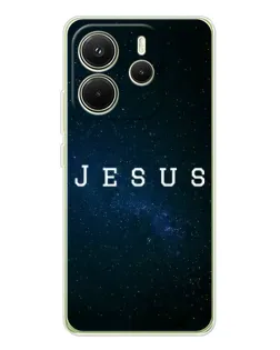 Чохол для Xiaomi Redmi Note 14 4G (EU) з картинкою «Зоряне небо Jesus»