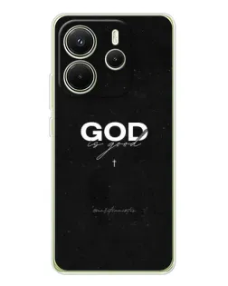 Чохол для Xiaomi Redmi Note 14 4G (EU) з картинкою «GOD — Бог над усім»