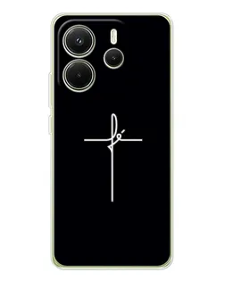 Чохол для Xiaomi Redmi Note 14 4G (EU) з картинкою «Тонкий хрест»