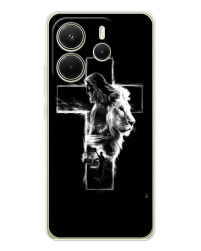 Чохол для Xiaomi Redmi Note 14 4G (EU) з картинкою «Сяючий хрест Jesus» Чохол для Xiaomi Redmi Note 14 4G (EU) з картинкою «Сяючий хрест Jesus»