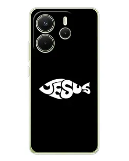 Чохол для Xiaomi Redmi Note 14 4G (EU) з картинкою «Риба  Jesus»