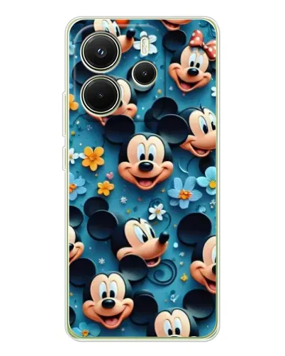 Чехол для Xiaomi Redmi Note 14 4G (EU) с картинкой «Паттерн Микки и Минни» Чехол для Xiaomi Redmi Note 14 4G (EU) с картинкой «Паттерн Микки и Минни»