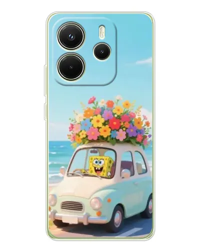 Чехол для Xiaomi Redmi Note 14 4G (EU) с картинкой «Автомобильное путешествие»