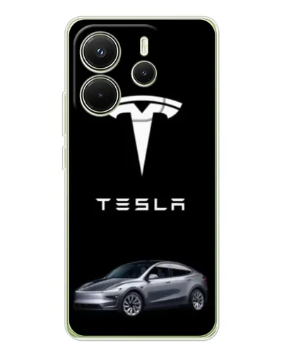 Чохол для Xiaomi Redmi Note 14 4G (EU) з картинкою «Tesla Model Y» Чохол для Xiaomi Redmi Note 14 4G (EU) з картинкою «Tesla Model Y»