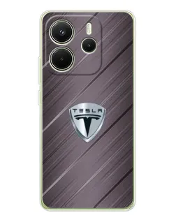 Чохол для Xiaomi Redmi Note 14 4G (EU) з картинкою «Металева текстура Tesla» Чохол для Xiaomi Redmi Note 14 4G (EU) з картинкою «Металева текстура Tesla»