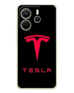 Чохол для Xiaomi Redmi Note 14 4G (EU) з картинкою «Tesla Red Logo» Чохол для Xiaomi Redmi Note 14 4G (EU) з картинкою «Tesla Red Logo»