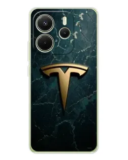 Чохол для Xiaomi Redmi Note 14 4G (EU) з картинкою «Мармурова Tesla Gold» Чохол для Xiaomi Redmi Note 14 4G (EU) з картинкою «Мармурова Tesla Gold»