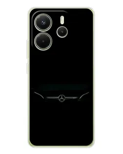 Чехол для Xiaomi Redmi Note 14 4G (EU) с картинкой «Mercedes Stealth Look»